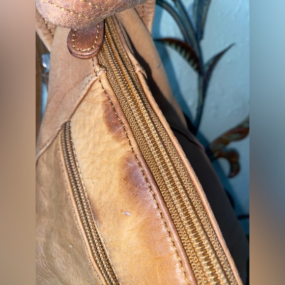 NATURALIZER Leather Hobo Backpack - Picture 11 of 16